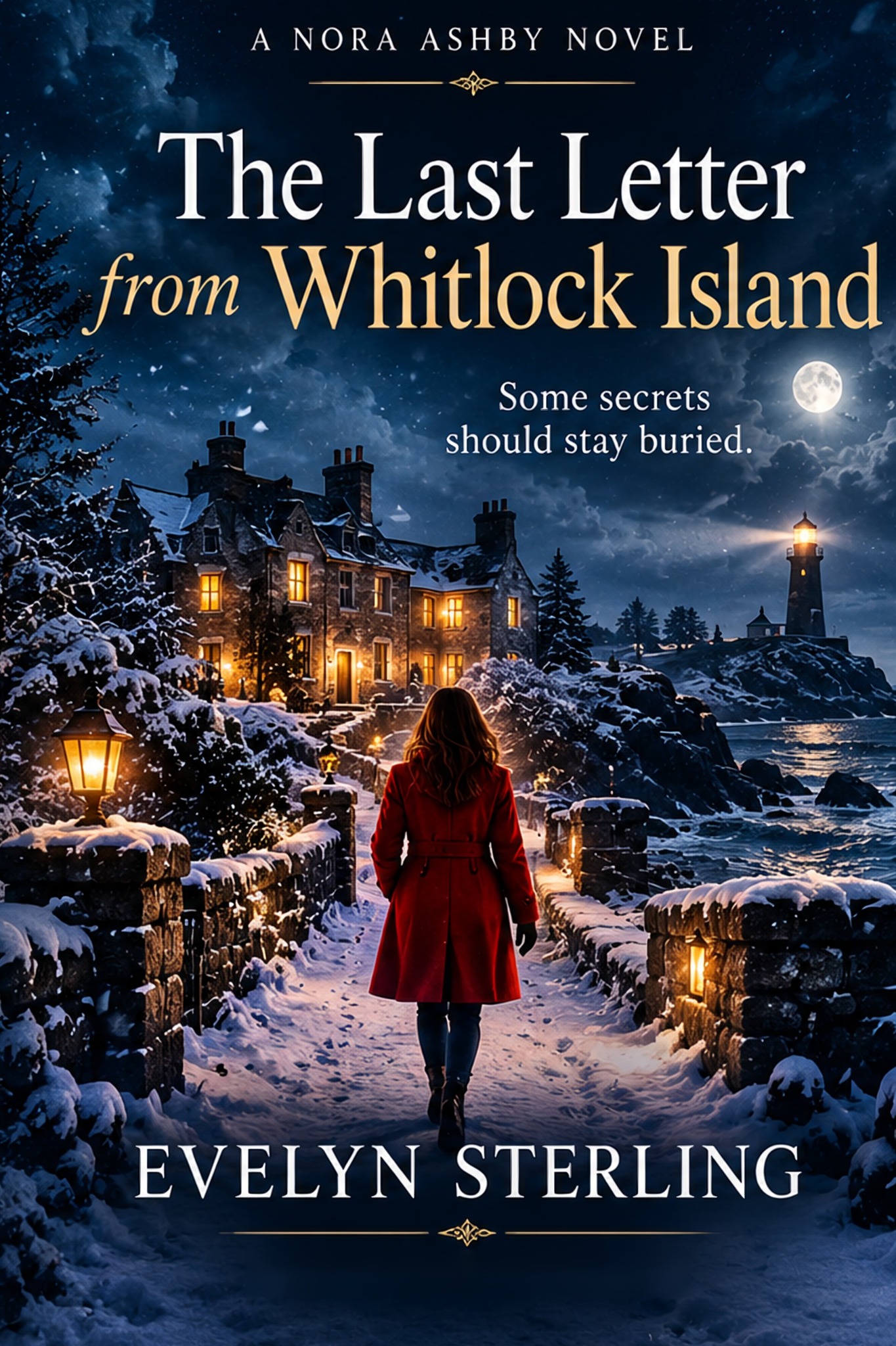 Original front cover for The Last Letter from Whitlock Island by Evelyn Sterling